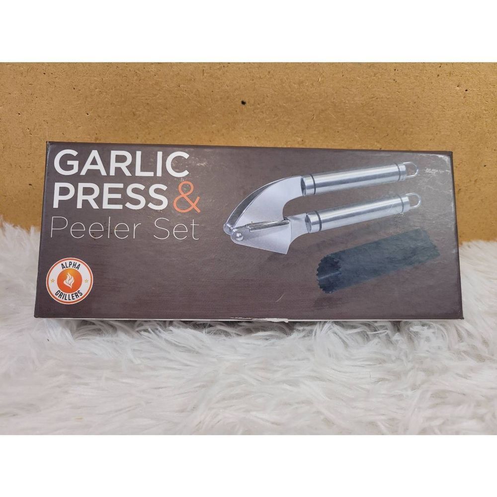 Alpha Grill Garlic Press and Peeler- NIB